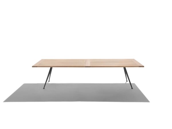 Rechteckiger Gartentisch aus Irokoholz | Flexform | Zefiro - Image 2
