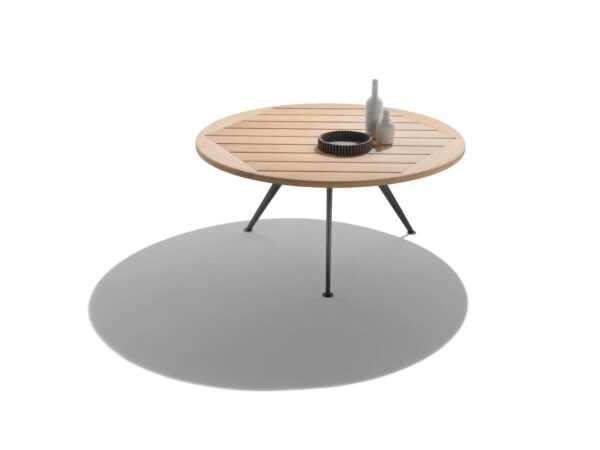Runder Gartentisch aus Irokoholz | Flexform | Zefiro - Image 2
