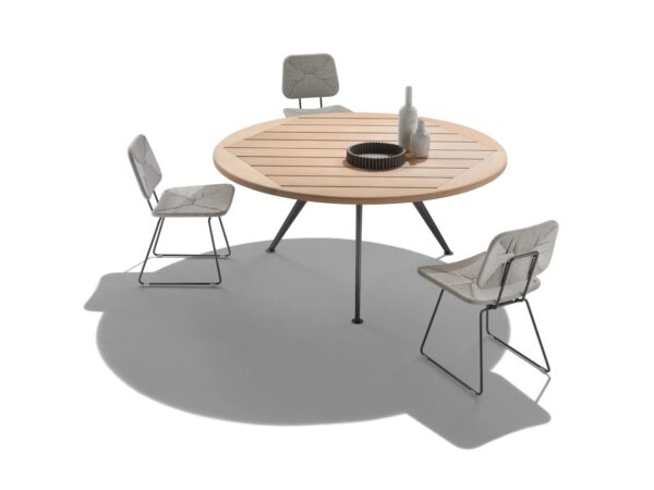 Runder Gartentisch aus Irokoholz | Flexform | Zefiro - Image 3