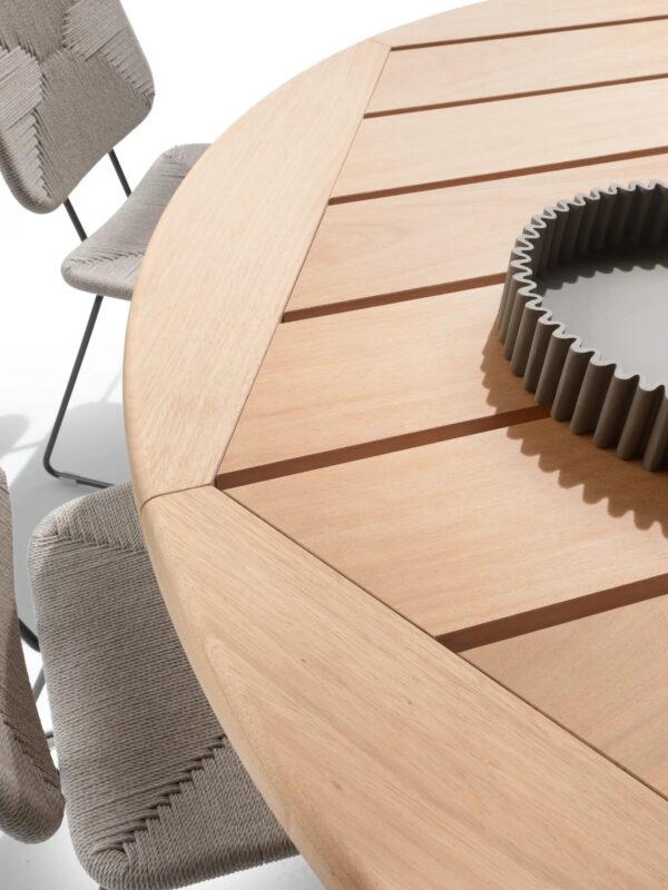 Runder Gartentisch aus Irokoholz | Flexform | Zefiro - Image 5