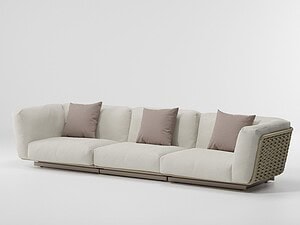 Sofa 340cms | Kettal | Tilos