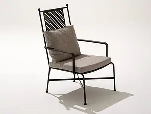 Gartenstuhl aus Aluminium mit hoher Rückenlehne | RODA | Stresa