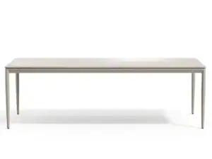 Rechteckiger Gartentisch aus Keramik und Aluminium | TRIBÙ | Nagomi